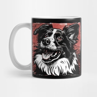Retro Art Sheltie Dog Lover Mug